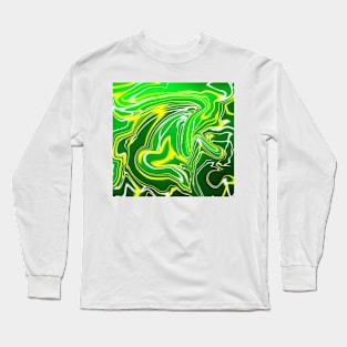 Marble green Long Sleeve T-Shirt